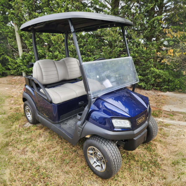 Club Car Tempo blue, Left side view